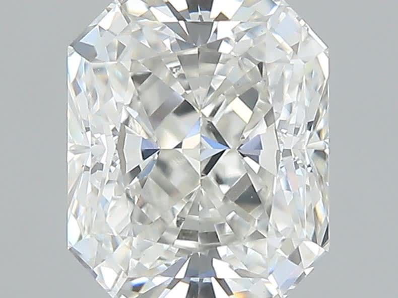 1.12 Carat Radiant Natural Diamond with  Cut Diamond in 14KT  view 1
