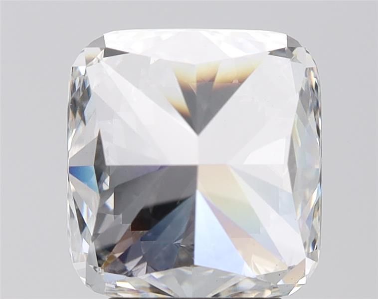4.07 Carat Cushion Lab Diamond with  Cut Diamond in 14KT  view 1
