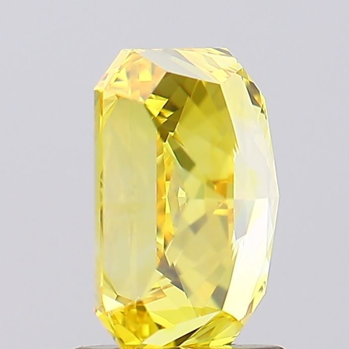 1.51 Carat Radiant Lab Diamond with  Cut Diamond in 14KT  view 1
