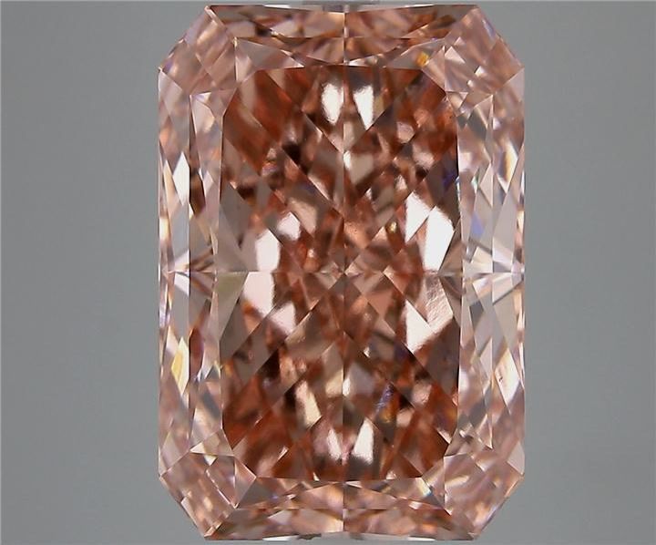 8.07 Carat Radiant Lab Diamond with  Cut Diamond in 14KT  view 1
