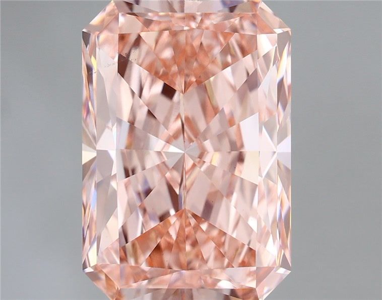 9.04 Carat Radiant Lab Diamond with  Cut Diamond in 14KT  view 1
