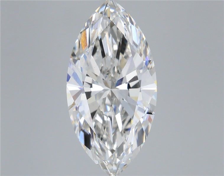 5.06 Carat Marquise Lab Diamond with  Cut Diamond in 14KT  view 1
