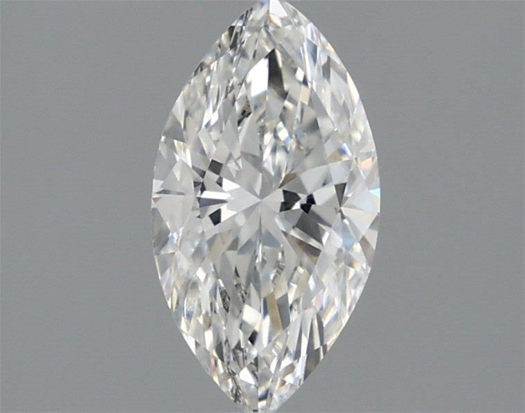 1.4 Carat Marquise Lab Diamond with  Cut Diamond in 14KT  view 1

