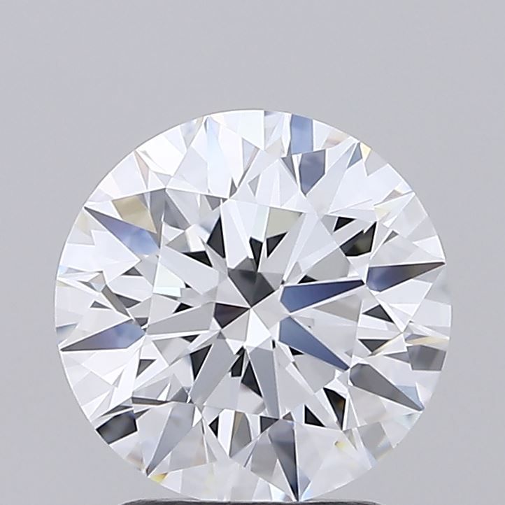 2.07 Carat Round Lab Diamond with  Cut Diamond in 14KT  view 1
