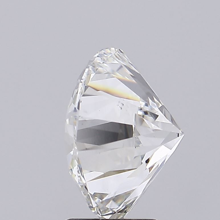 4.57 Carat Round Lab Diamond with  Cut Diamond in 14KT  view 1
