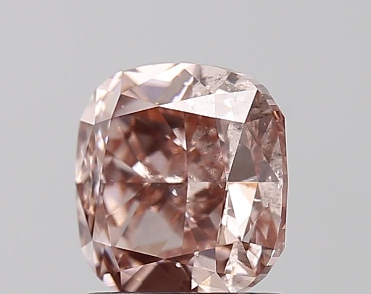 2.05 Carat Cushion Lab Diamond with  Cut Diamond in 14KT  view 1
