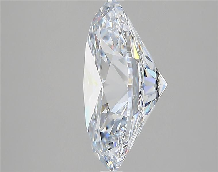 4.31 Carat Oval Lab Diamond with  Cut Diamond in 14KT  view 1
