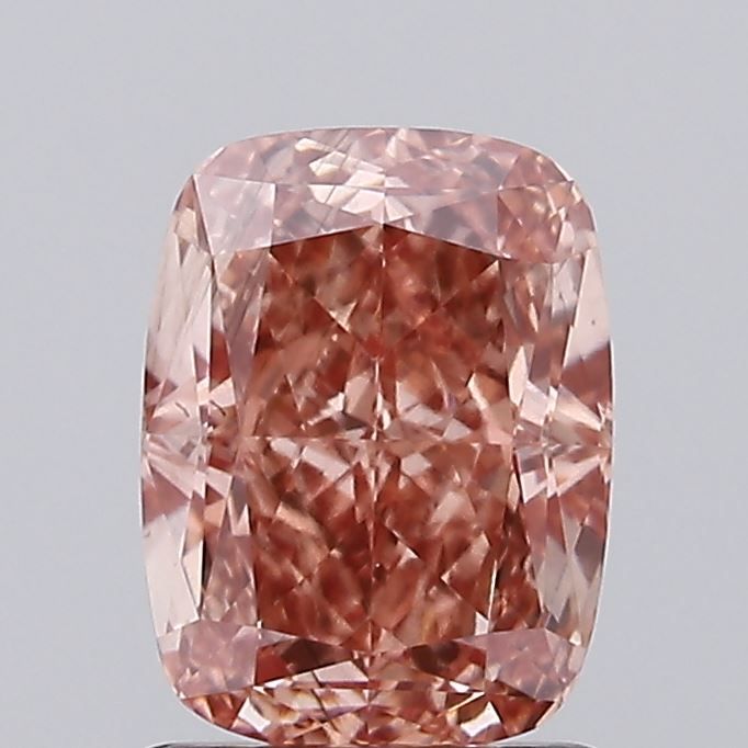 1.43 Carat Cushion Lab Diamond with  Cut Diamond in 14KT  view 1
