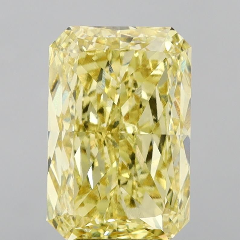 8.01 Carat Radiant Lab Diamond with  Cut Diamond in 14KT  view 1

