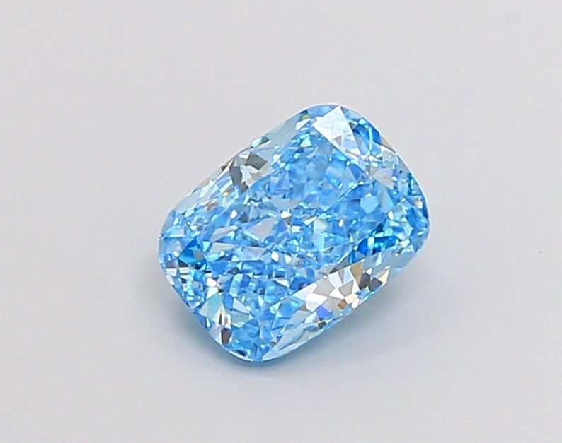1.06 Carat Cushion Lab Diamond with  Cut Diamond in 14KT  view 1
