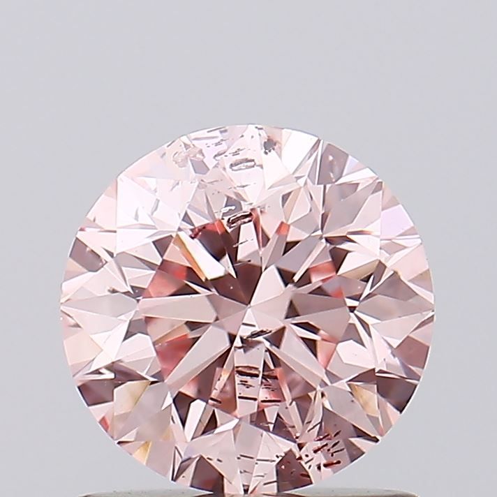 1.01 Carat Round Lab Diamond with  Cut Diamond in 14KT  view 1
