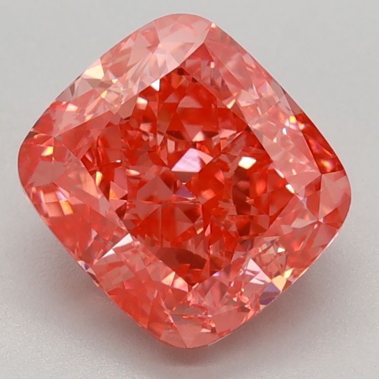 1.95 Carat Cushion Lab Diamond with  Cut Diamond in 14KT  view 1
