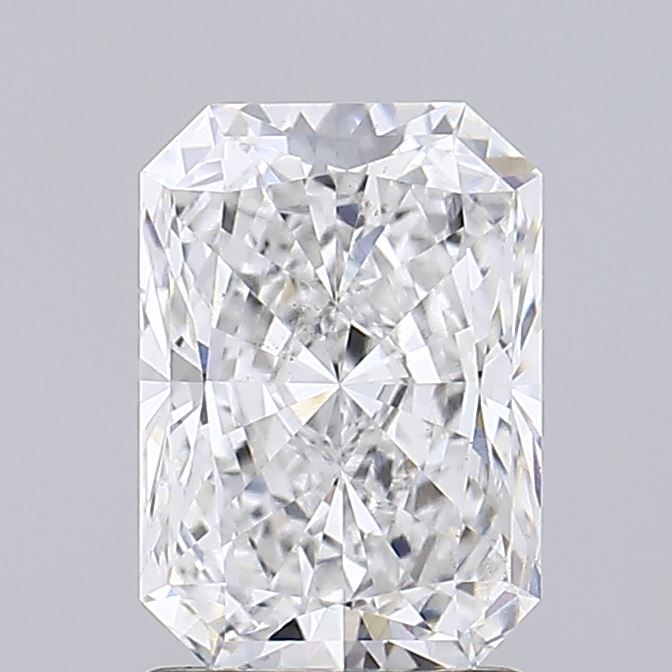 2.0 Carat Radiant Lab Diamond with  Cut Diamond in 14KT  view 1

