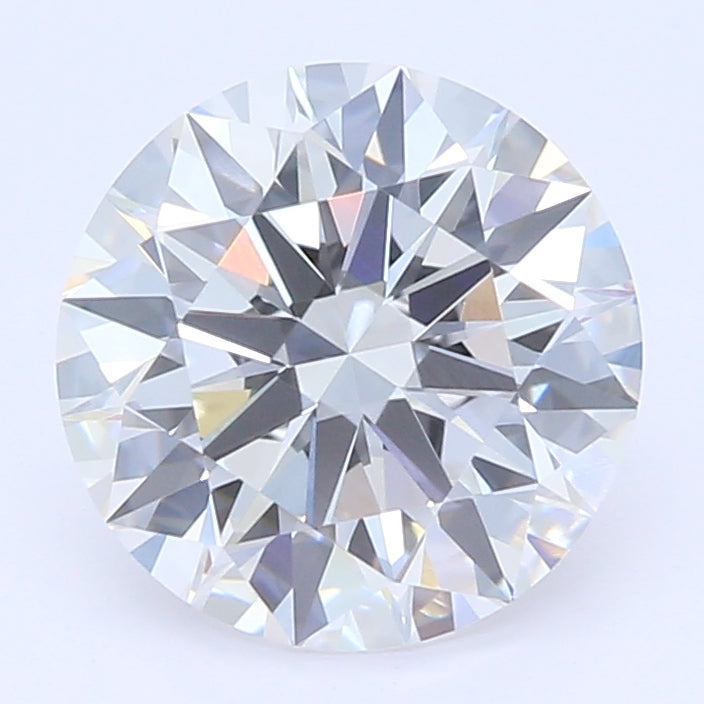 1.16 Carat Round Lab Diamond with  Cut Diamond in 14KT  view 1
