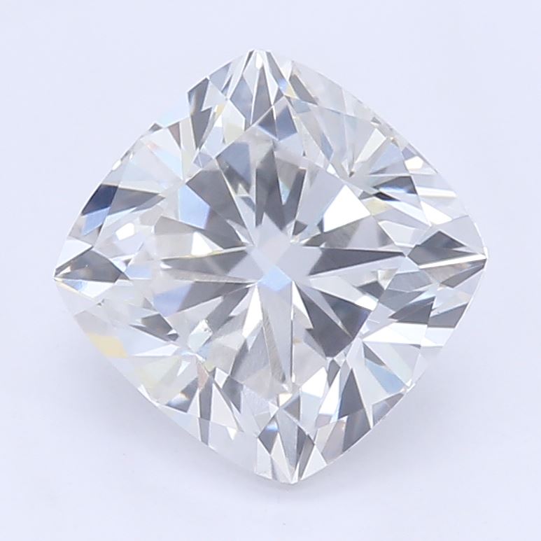 1.08 Carat Cushion Lab Diamond with  Cut Diamond in 14KT  view 1
