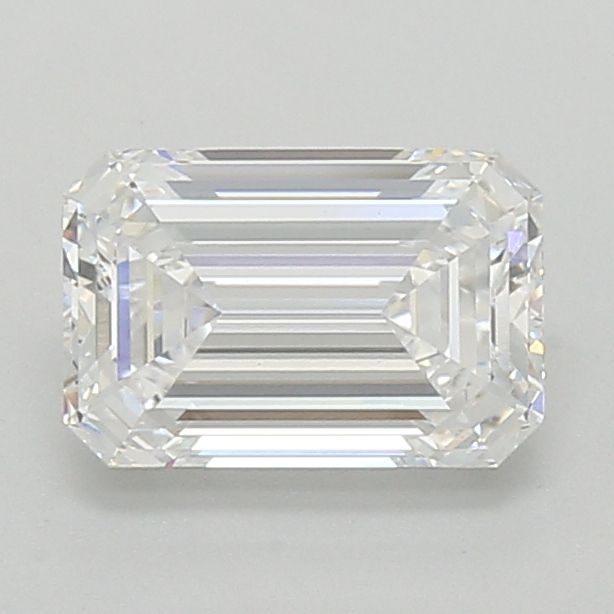 2.11 Carat Emerald Lab Diamond with  Cut Diamond in 14KT  view 1
