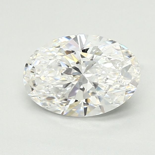 0.71 Carat Oval Lab Diamond & 0.71 Carat Oval Lab Diamond with  Cut Diamond in 14KT  view 1
