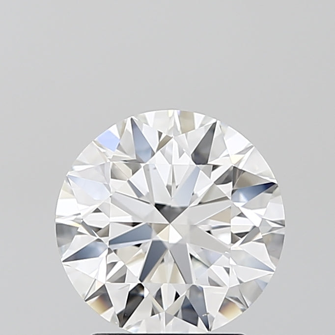 2.21 Carat Round Lab Diamond with  Cut Diamond in 14KT  view 1
