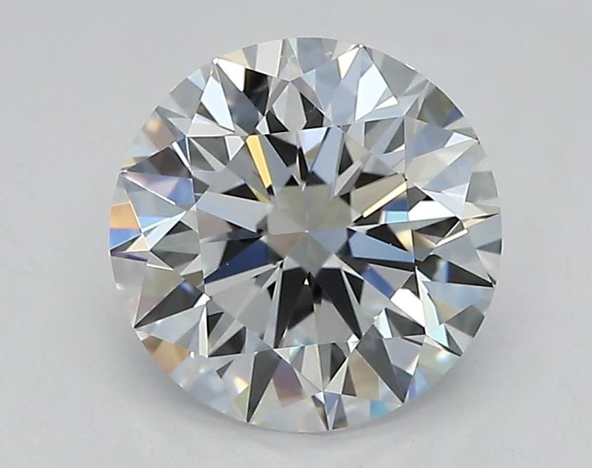 1.51 Carat Round Lab Diamond with  Cut Diamond in 14KT  view 1
