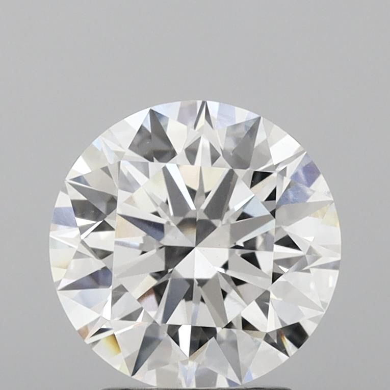 2.5 Carat Round Lab Diamond with  Cut Diamond in 14KT  view 1
