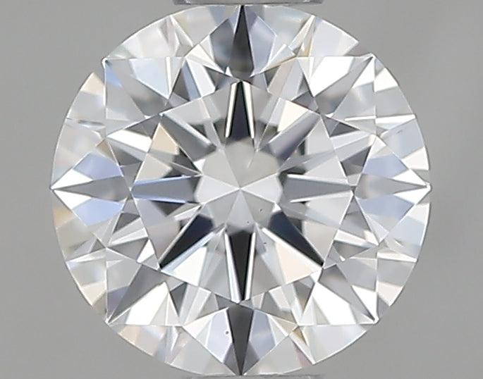 0.54 Carat Round Natural Diamond with  Cut Diamond in 14KT  view 1
