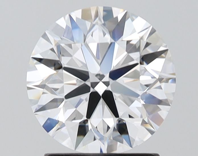 1.71 Carat Round Lab Diamond with  Cut Diamond in 14KT  view 1
