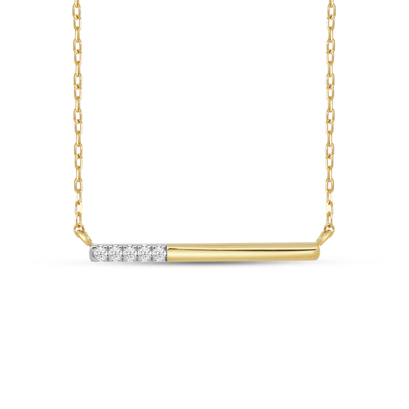 Diamond Bar Pendant