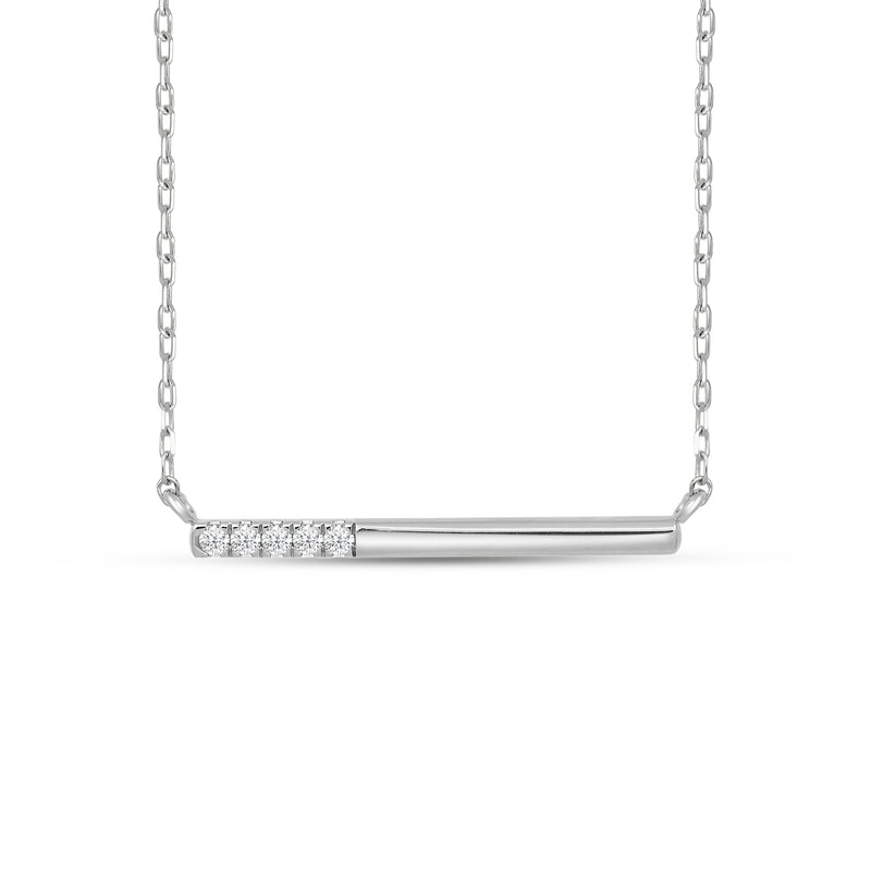 Diamond Bar Pendant