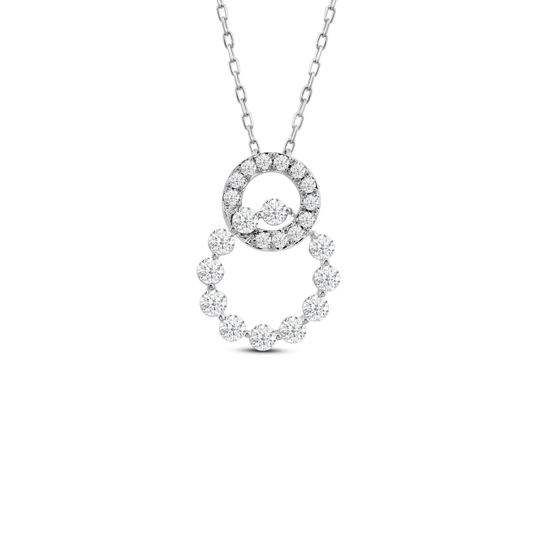 Delicate Circles Link Pendant