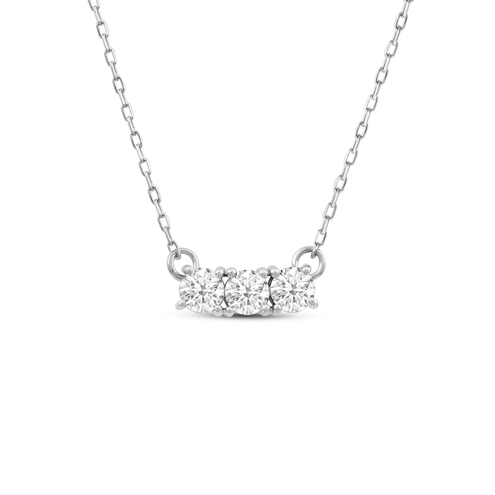 The Cluster Set with 1 1/2 Cut Diamond in 14KT White Gold view 4

