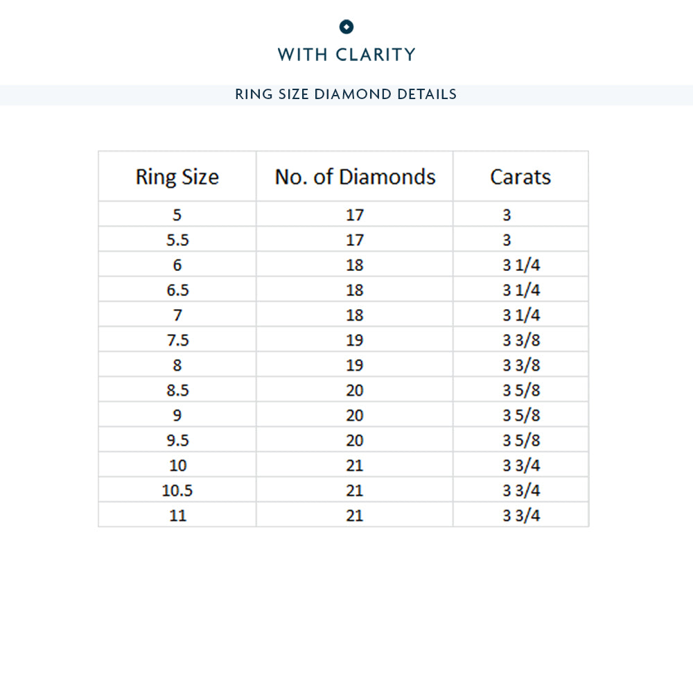 Classic Shared Prong Diamond Eternity Ring (F/G SI+) with 18KT Yellow Gold / Lab / 3 1/4 Cut Diamond in 14KT Yellow Gold / Lab / 3 1/4 view 4
