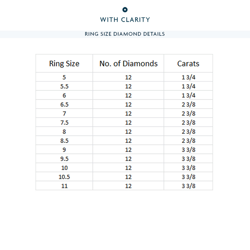East-West Marquise and Round Eternity Ring with Platinum / Natural / 2 3/8 Cut Diamond in 14KT Platinum / Natural / 2 3/8 view 4
