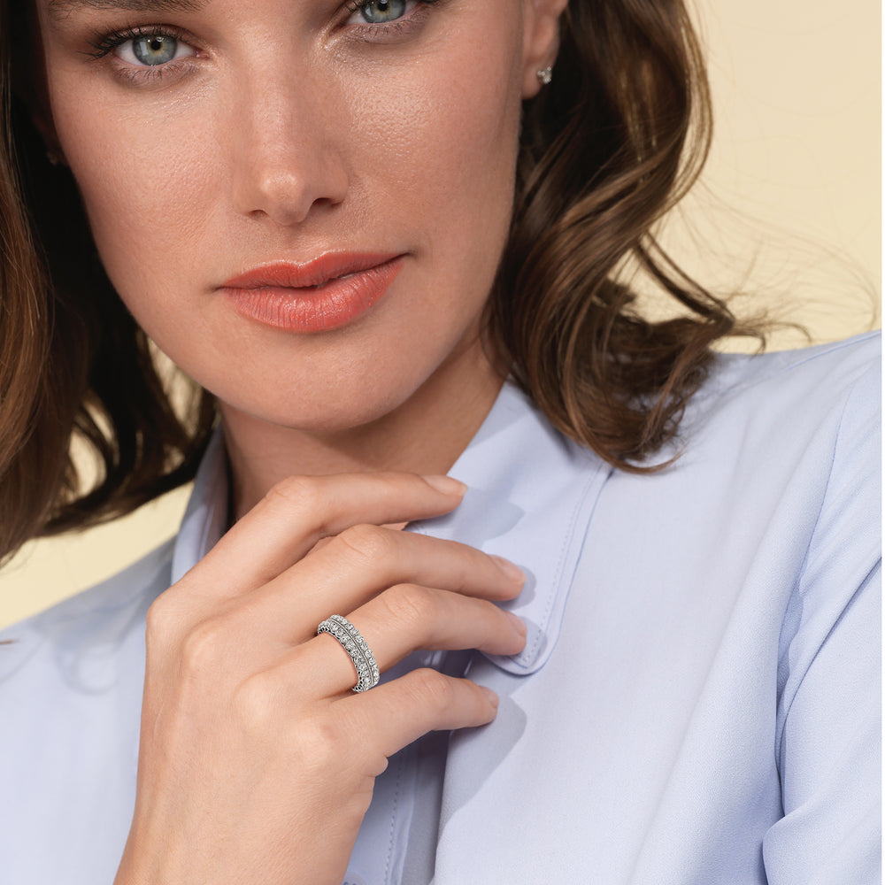 Model Wearing The Montauk Eternity Ring view
