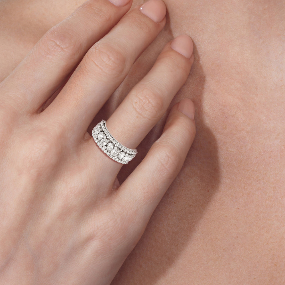 Model Wearing The Sullivan Anniversary Ring view