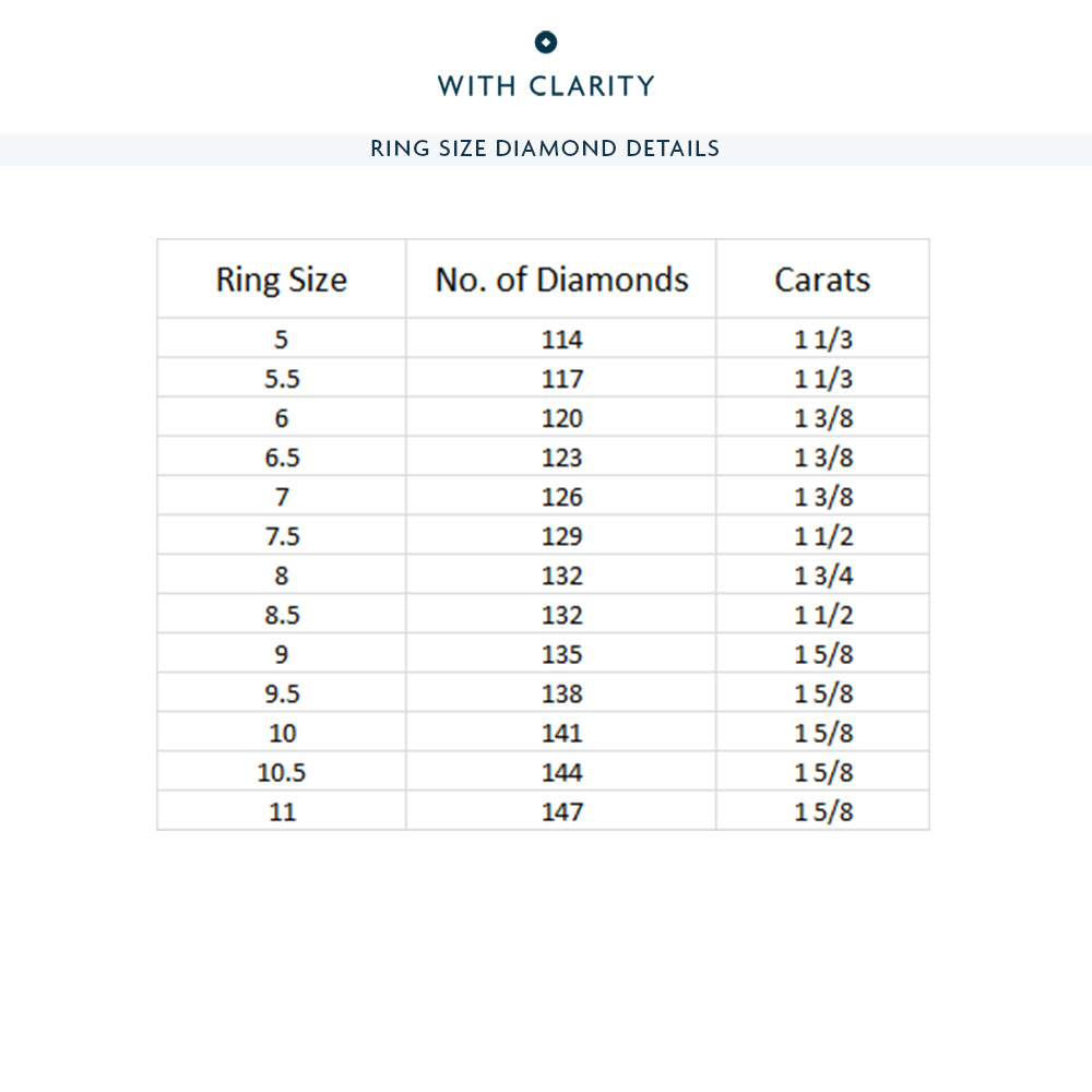 The Windsor Slim Eternity Ring with 18KT Rose Gold / Lab / 1 1/2 Cut Diamond in 14KT Rose Gold / Lab / 1 1/2 view 6
