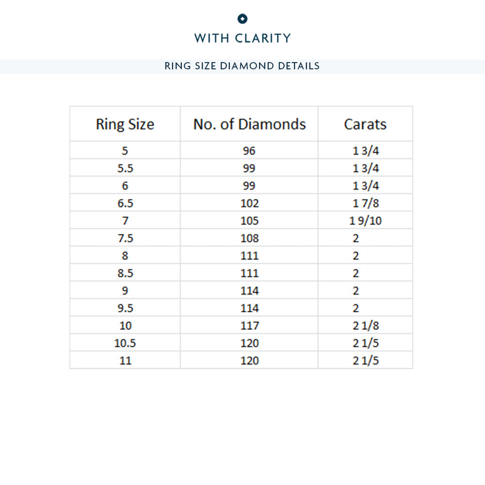 The Windsor Slim Eternity Ring with Platinum / Lab / 2 Cut Diamond in 14KT Platinum / Lab / 2 view 7
