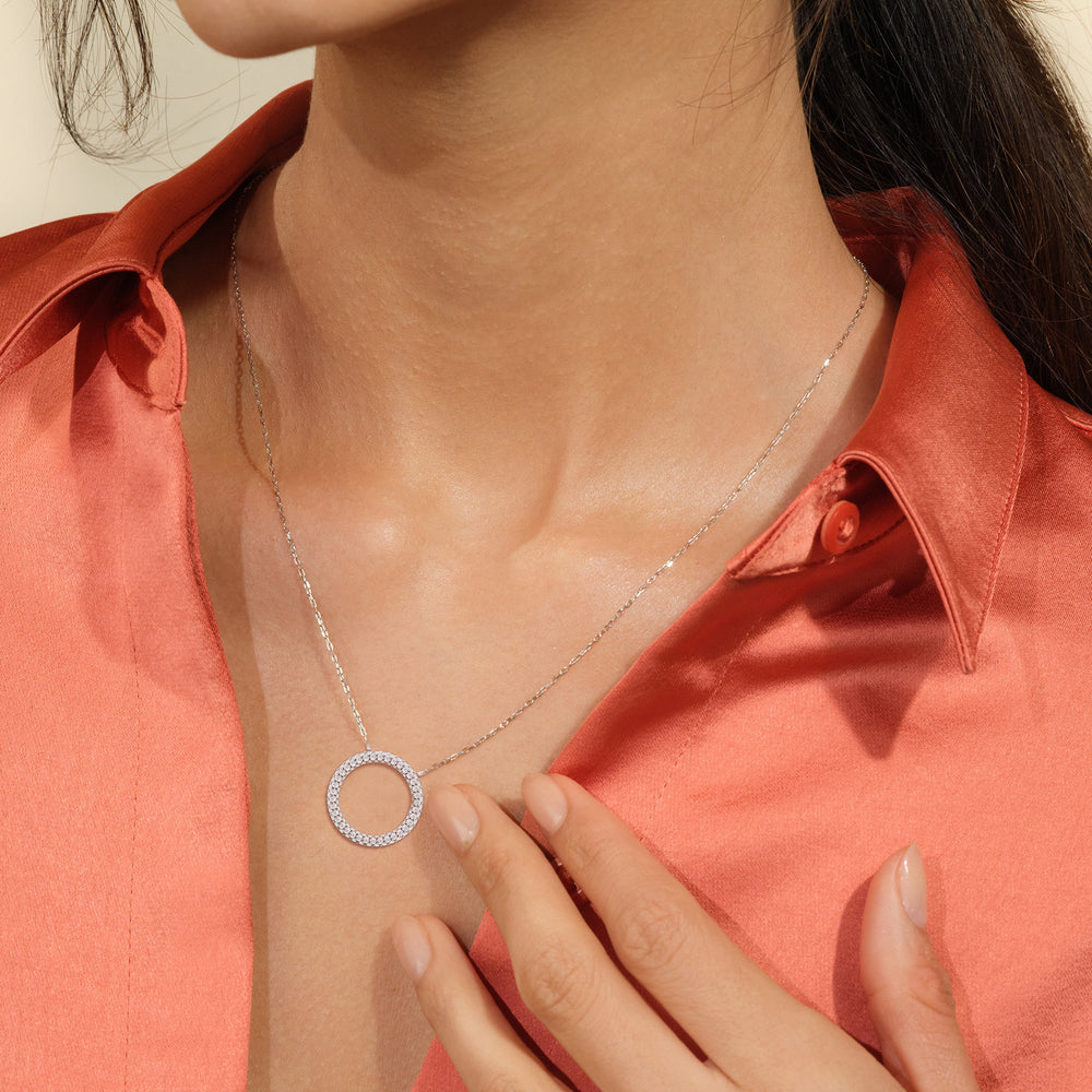 Elegance Icon Pendant with 14KT Yellow Gold / Lab / 1 1/4 Cut Diamond in 14KT Yellow Gold / Lab / 1 1/4 view 2
