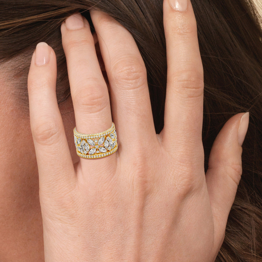 Model Wearing The Harper Eternity Ring view