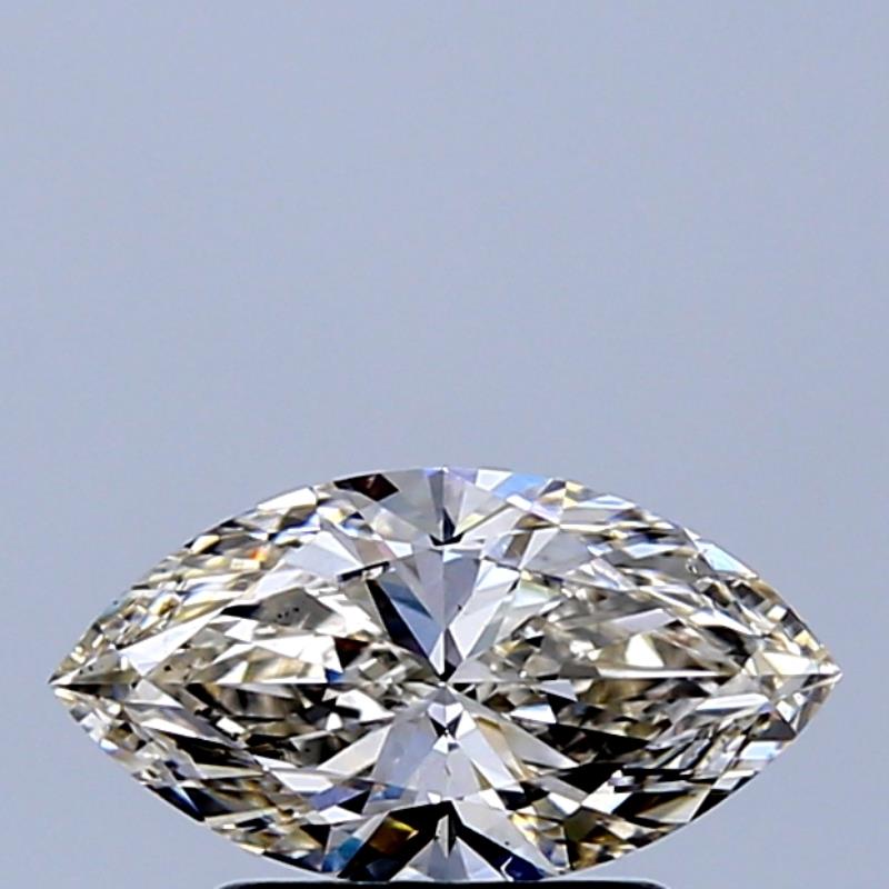 1.0 Carat Marquise Natural Diamond with  Cut Diamond in 14KT  view 1
