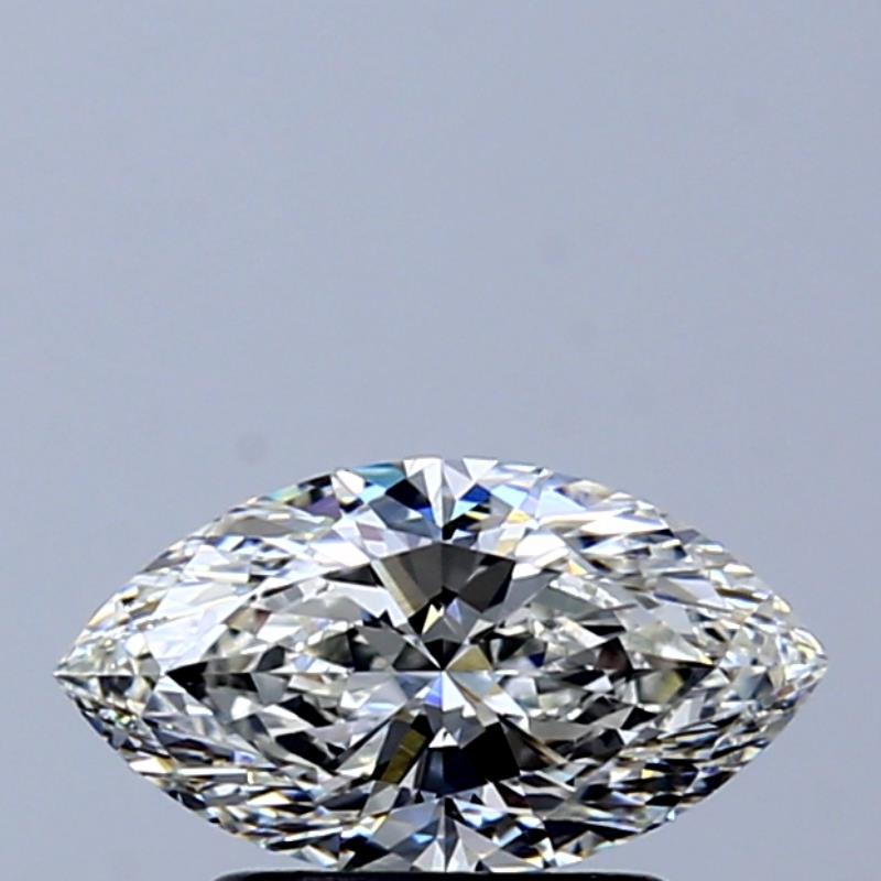 1.02 Carat Marquise Natural Diamond with  Cut Diamond in 14KT  view 1
