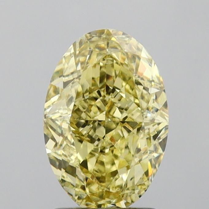 2.17 Carat Oval Lab Diamond with  Cut Diamond in 14KT  view 1
