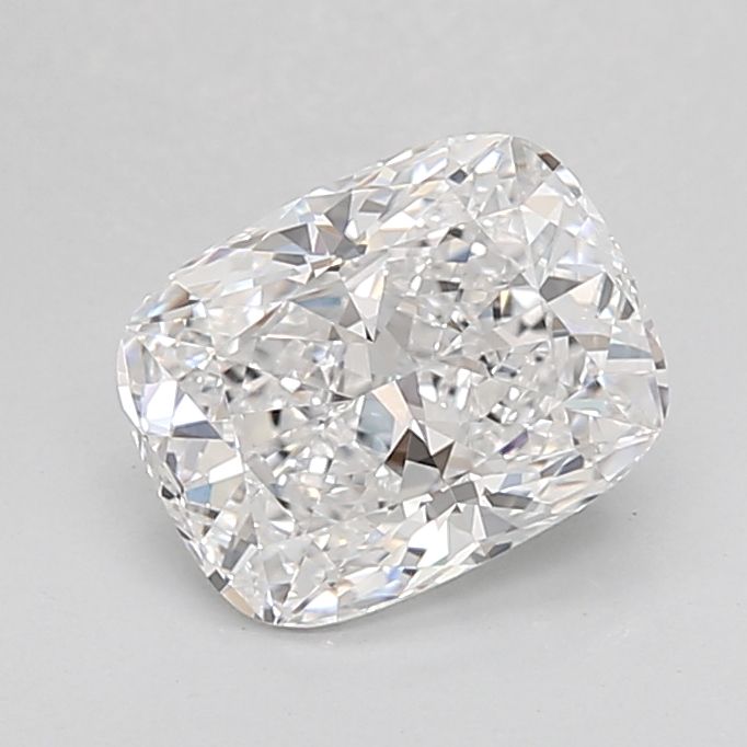 1.57 Carat Cushion Lab Diamond with  Cut Diamond in 14KT  view 1
