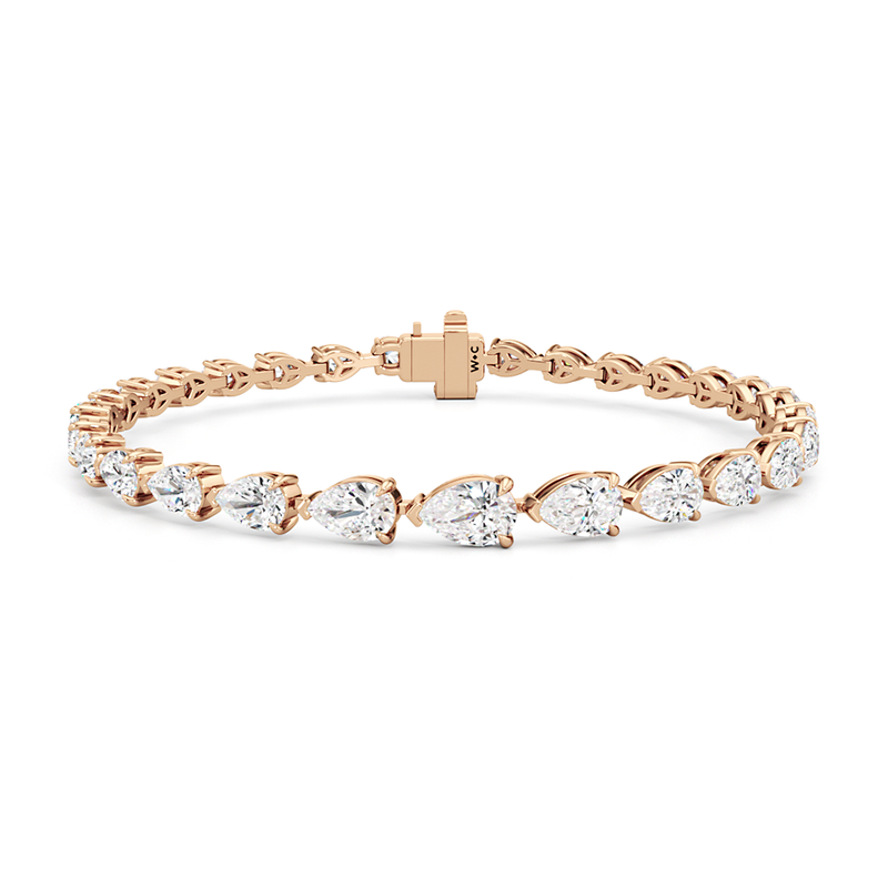 Graduating Pear Tennis Bracelet