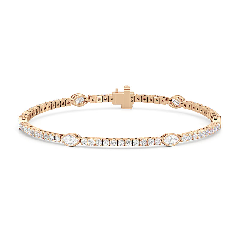 Marquise Station Tennis Bracelet