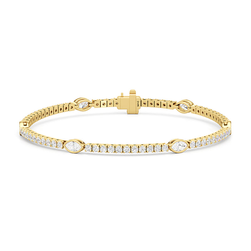 Marquise Station Tennis Bracelet