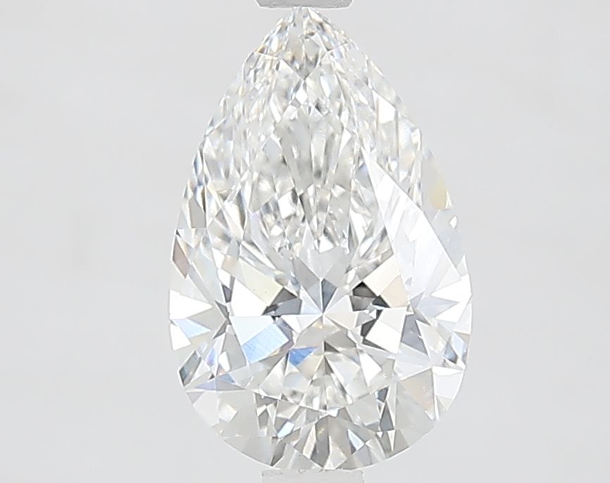 1.45 Carat Pear Lab Diamond with  Cut Diamond in 14KT  view 1
