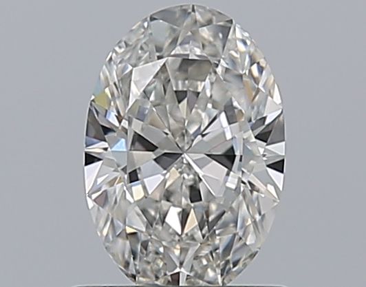 0.8 Carat Oval Natural Diamond with  Cut Diamond in 14KT  view 1
