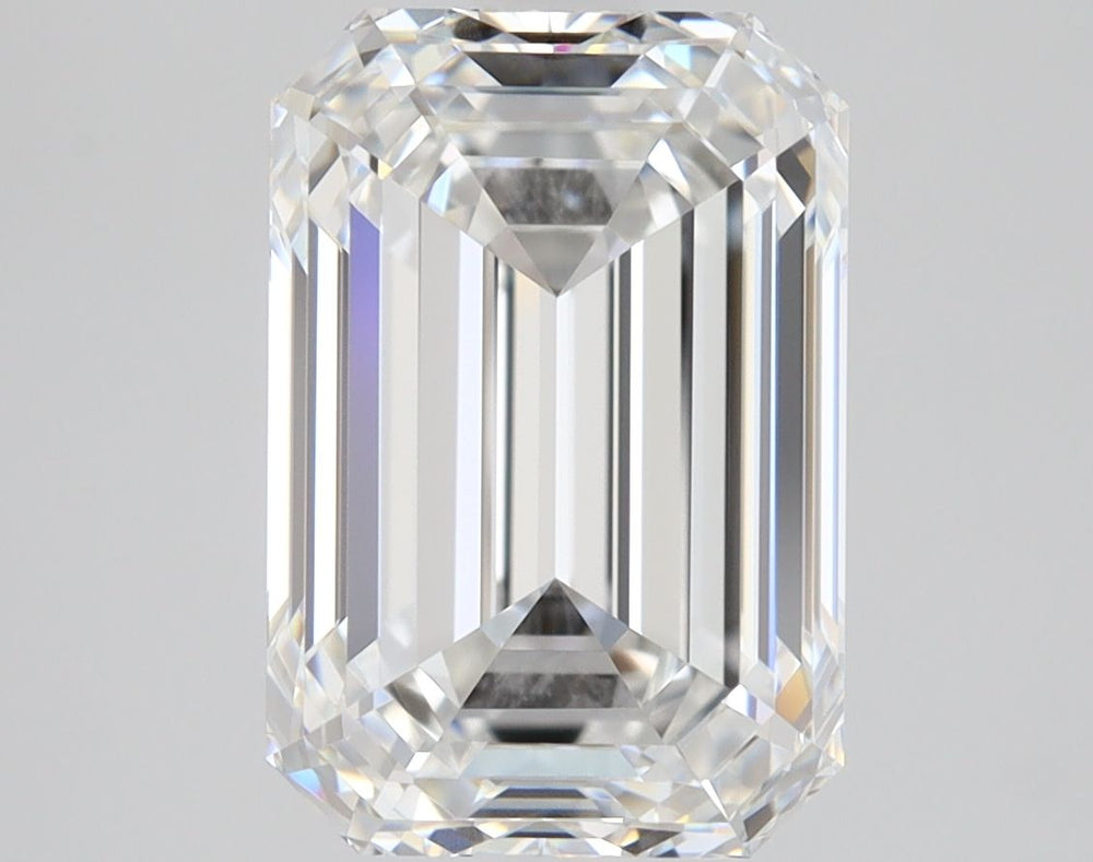 2.7 Carat Emerald Natural Diamond with  Cut Diamond in 14KT  view 1
