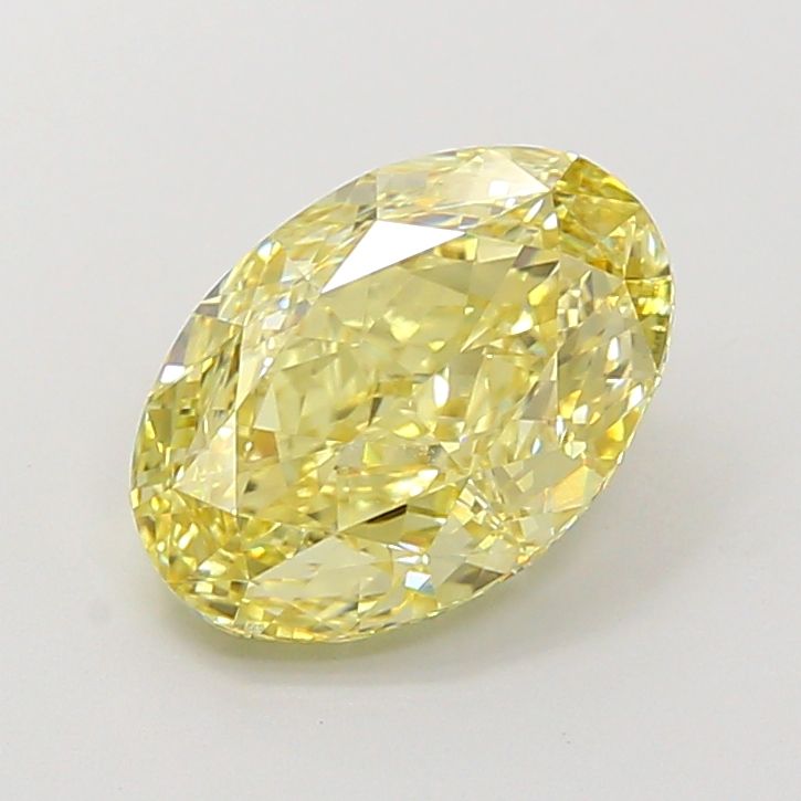 3.01 Carat Oval Lab Diamond with  Cut Diamond in 14KT  view 1
