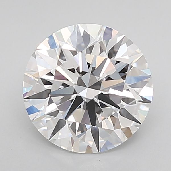 2.08 Carat Round Lab Diamond with  Cut Diamond in 14KT  view 1
